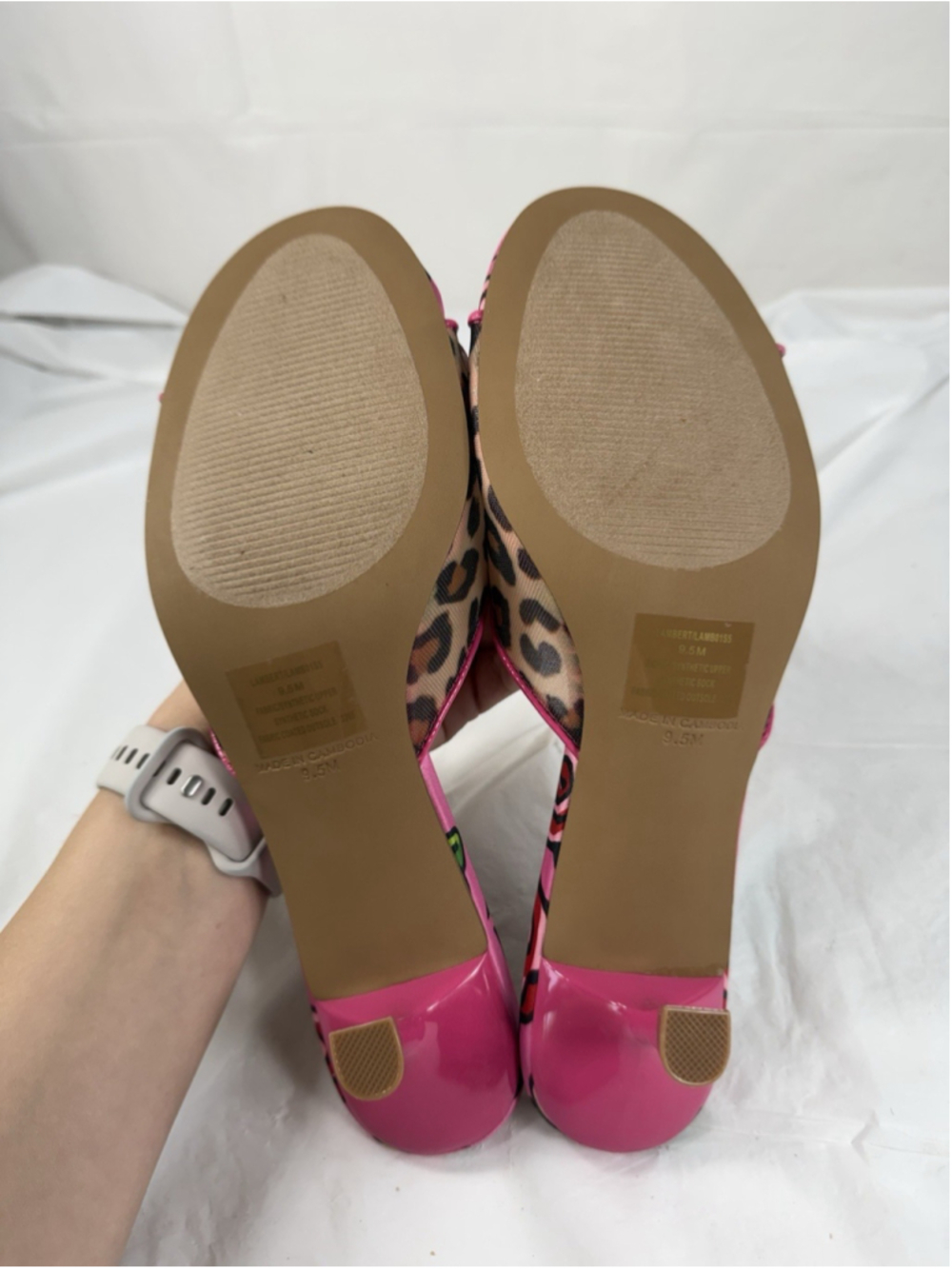 Betsey Johnson Lambert Rose Embellished Kitten Heel Dress Sandals 9.5 M - Picture 5 of 16